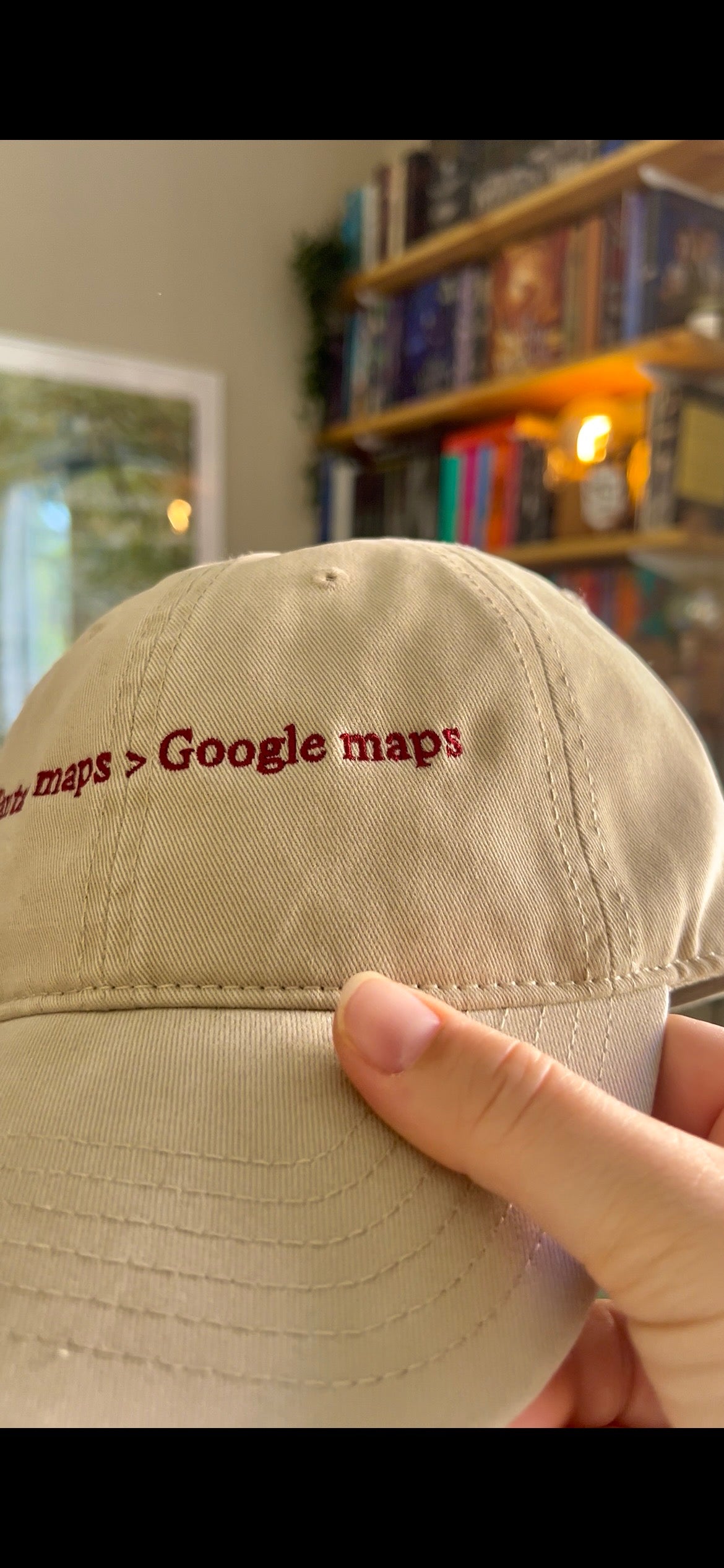 Fantasy Maps > Google Maps - Embroidered Cap