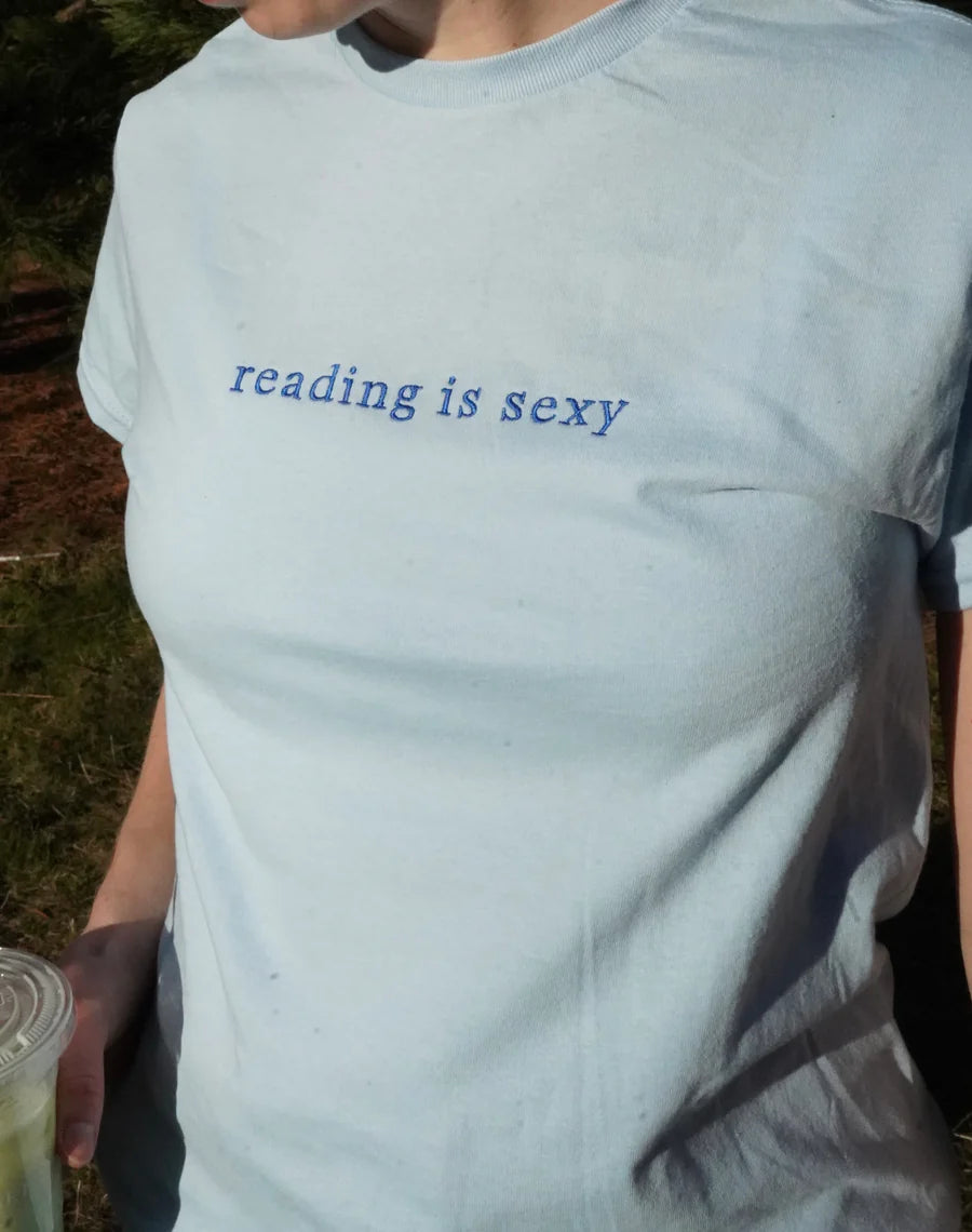Reading is Sexy - Embroidered Tee