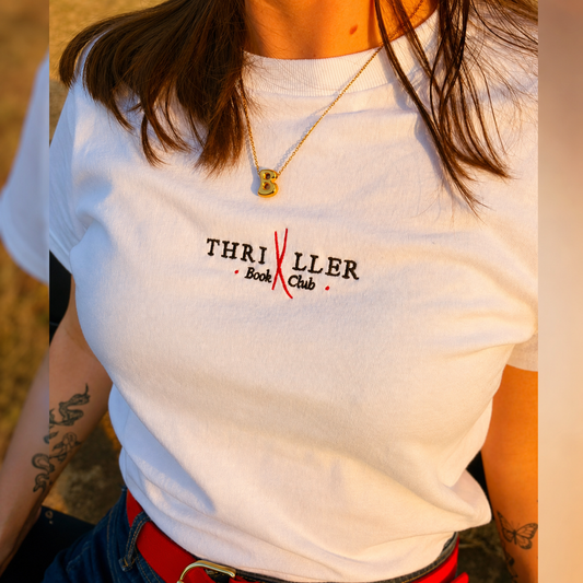 Thriller Book Club - Embroidered Tee