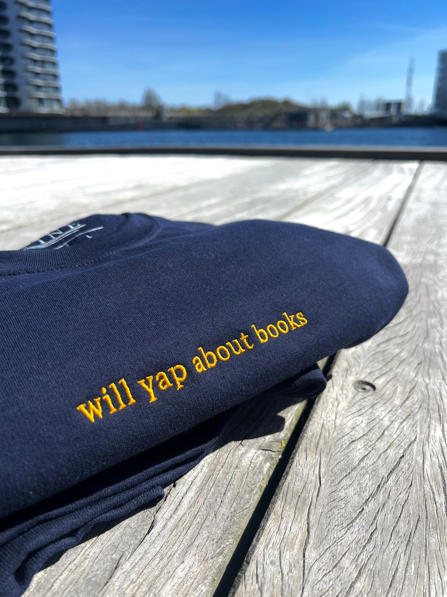 Will Yap About Books – Embroidered Sweatshirt
