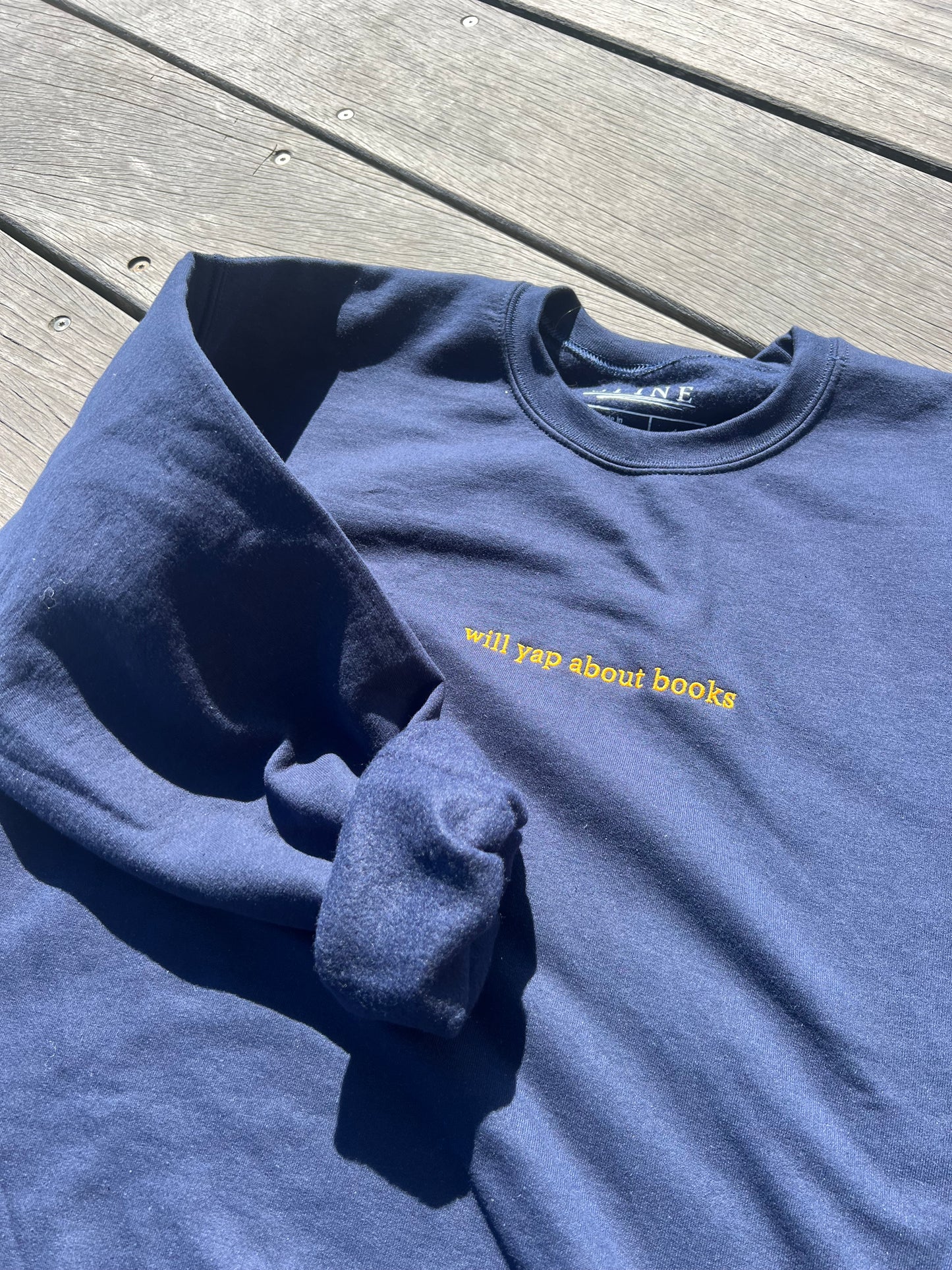 Will Yap About Books – Embroidered Sweatshirt