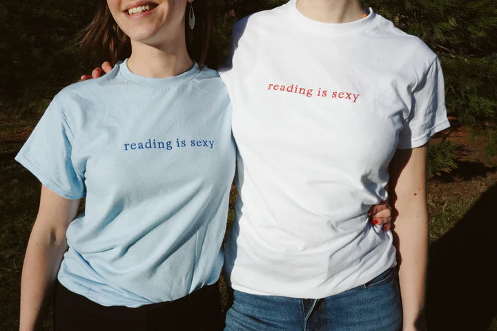 Reading is Sexy - Embroidered Tee