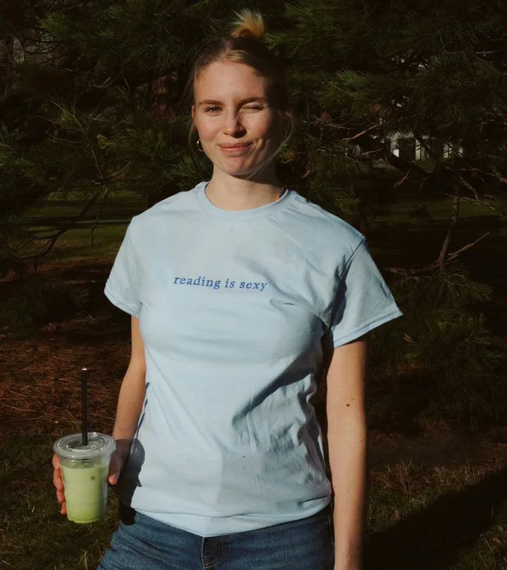 Reading is Sexy - Embroidered Tee