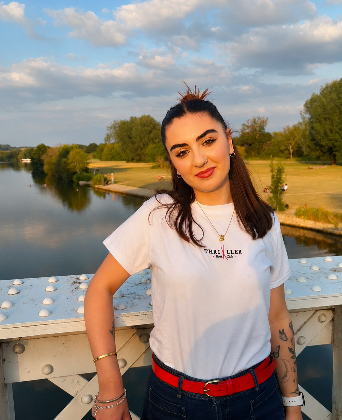 Thriller Book Club - Embroidered Tee