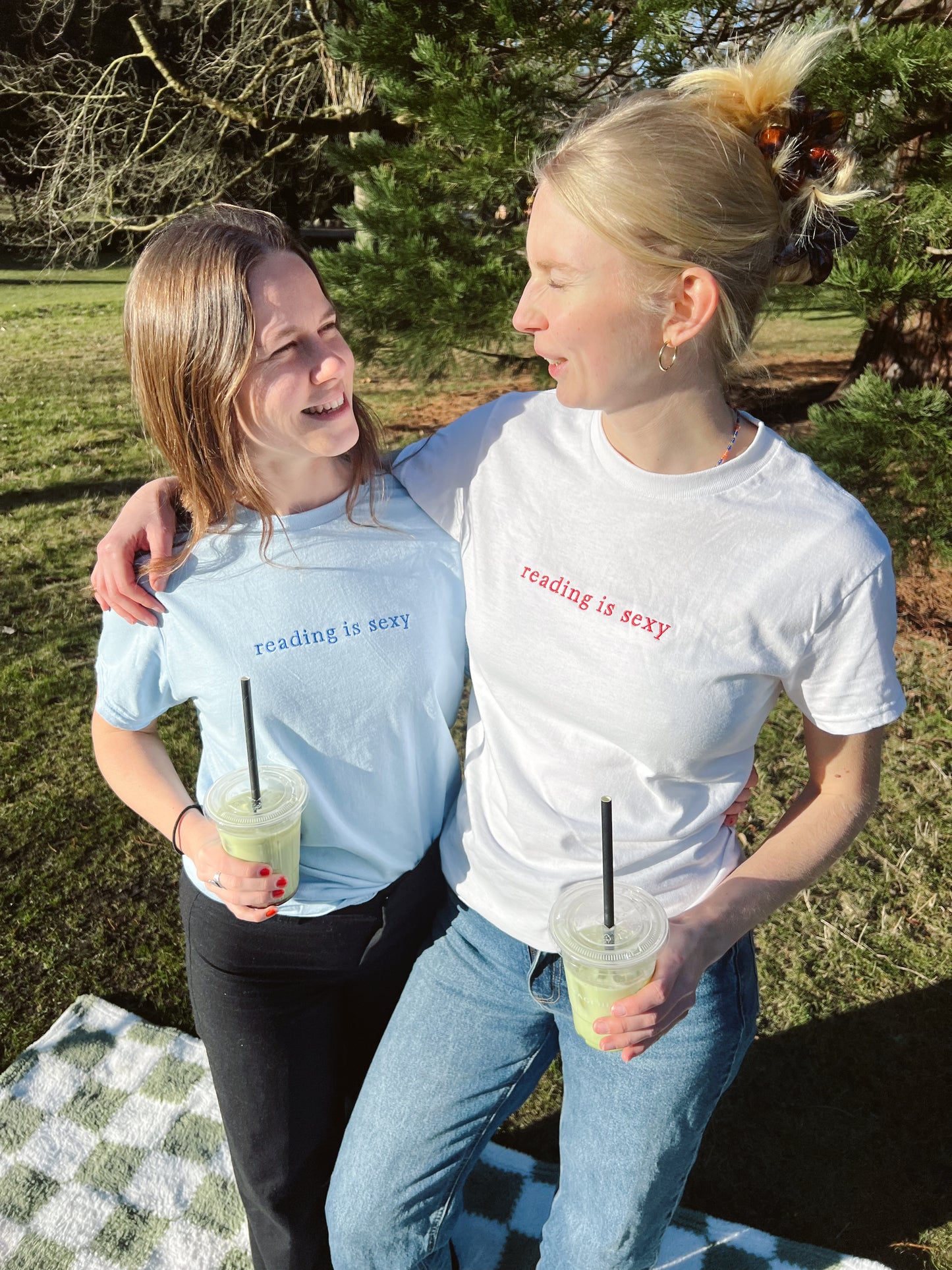 Reading Is Sexy — Embroidered Tee