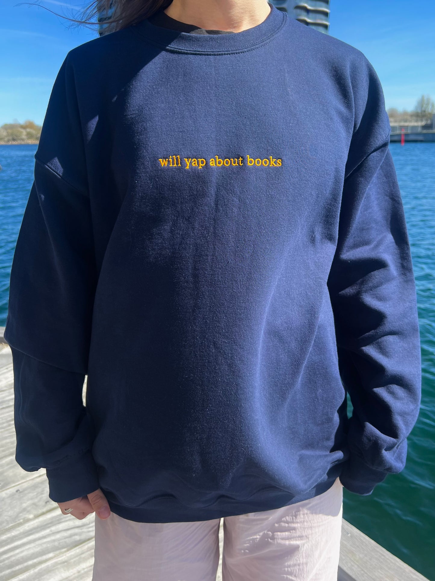 Will Yap About Books – Embroidered Sweatshirt