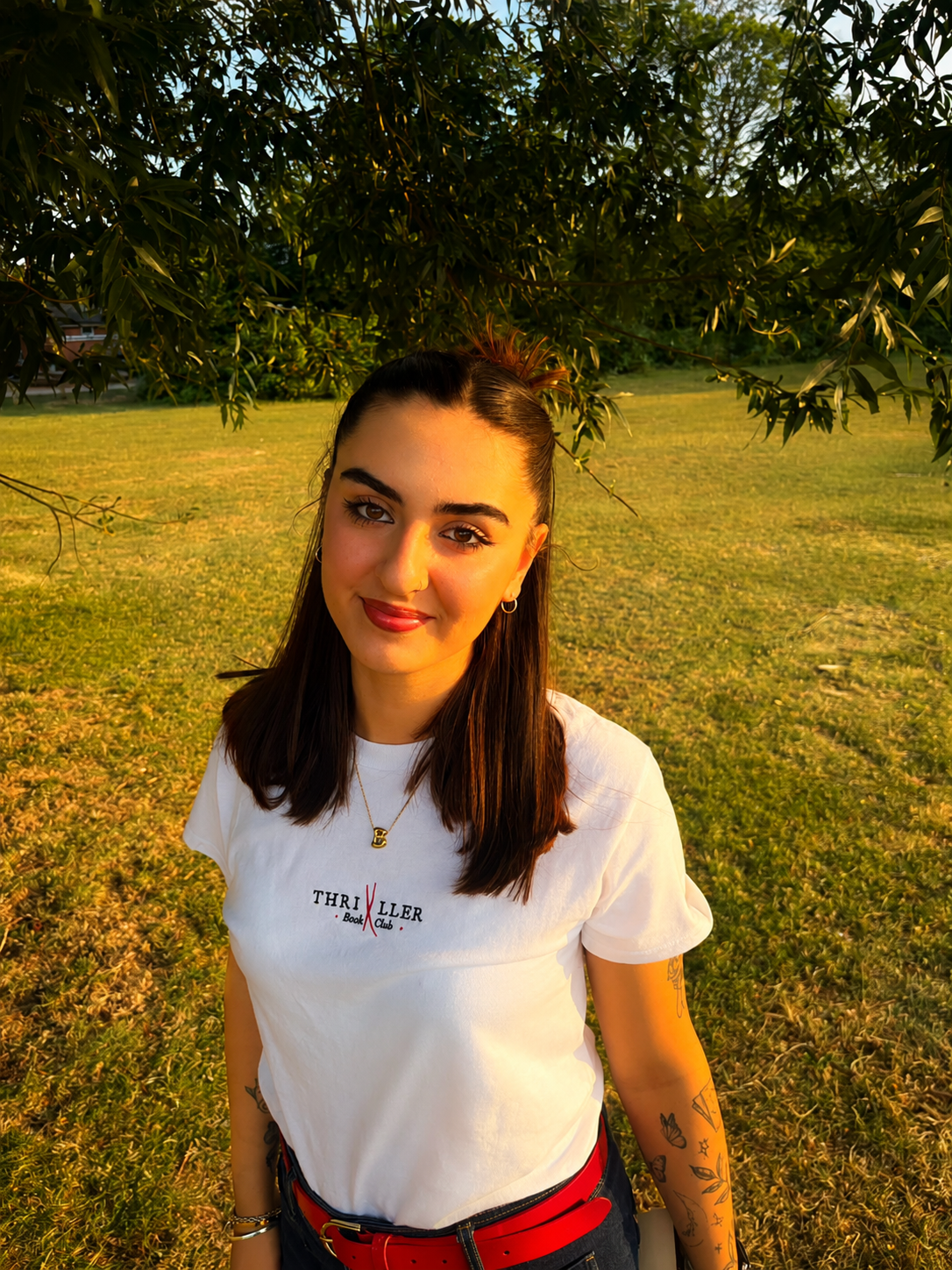 Thriller Book Club - Embroidered Tee