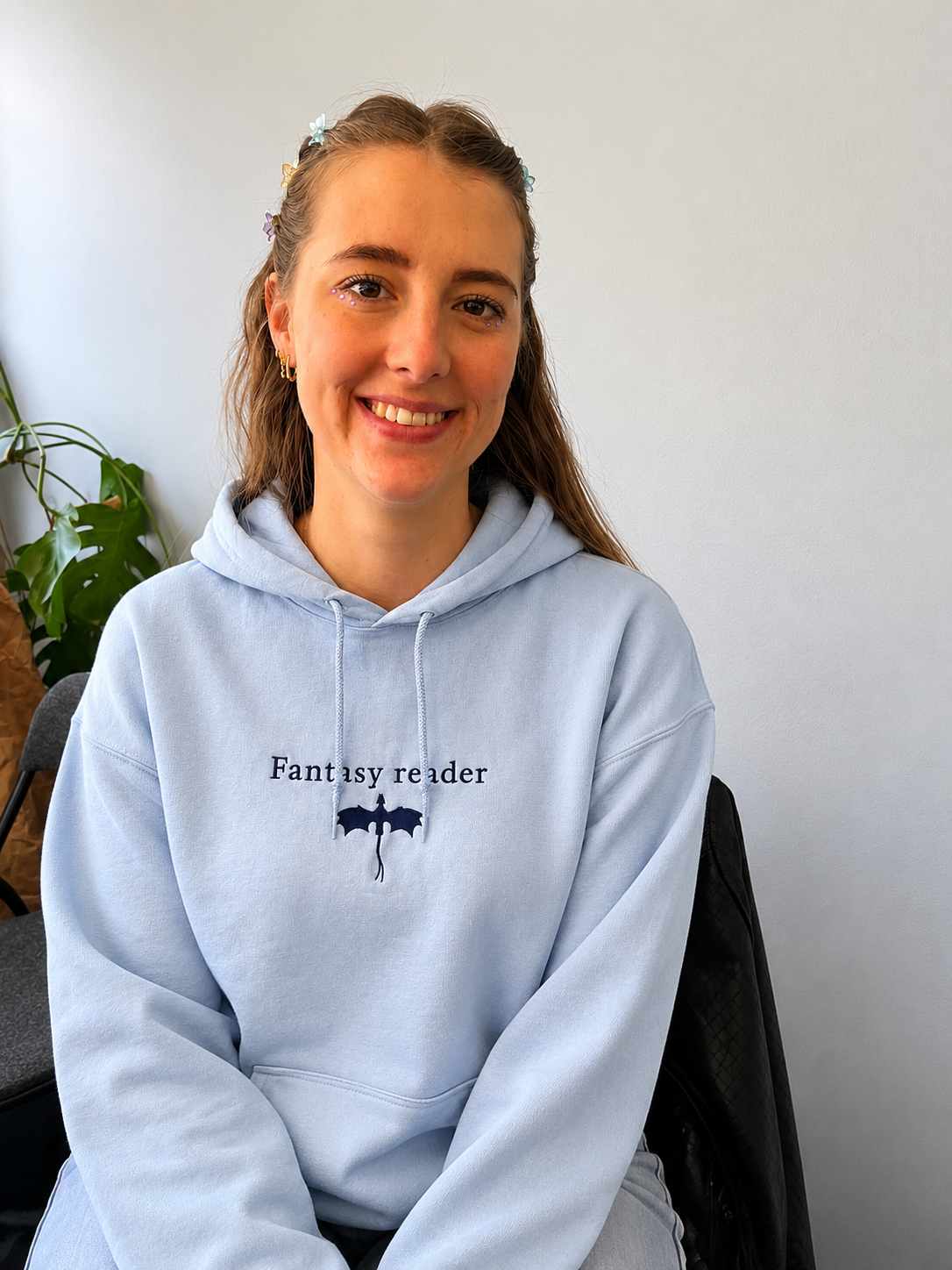 Fantasy Reader - Embroidered Hoodie