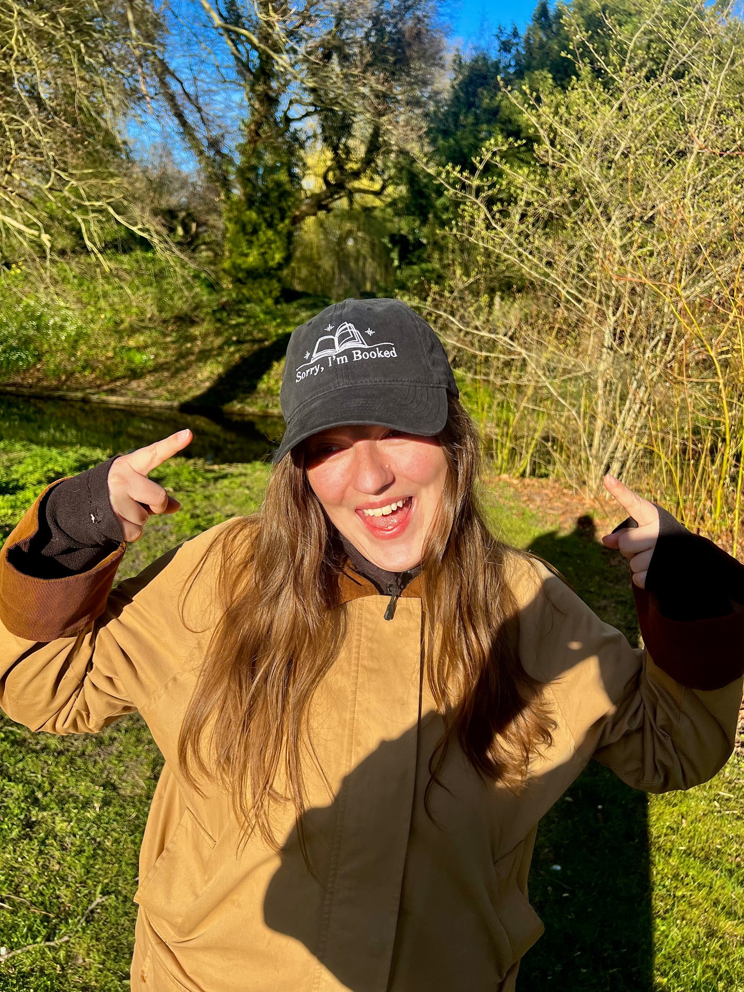 Sorry, I'm Booked – Embroidered Cap