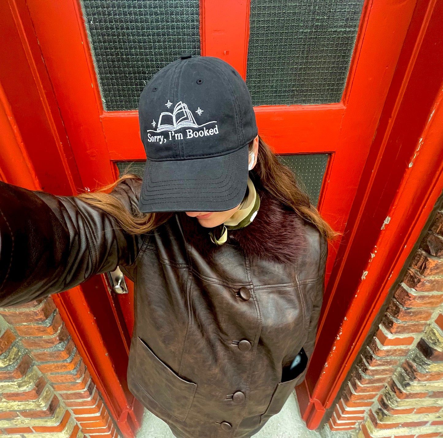 Sorry, I'm Booked – Embroidered Cap
