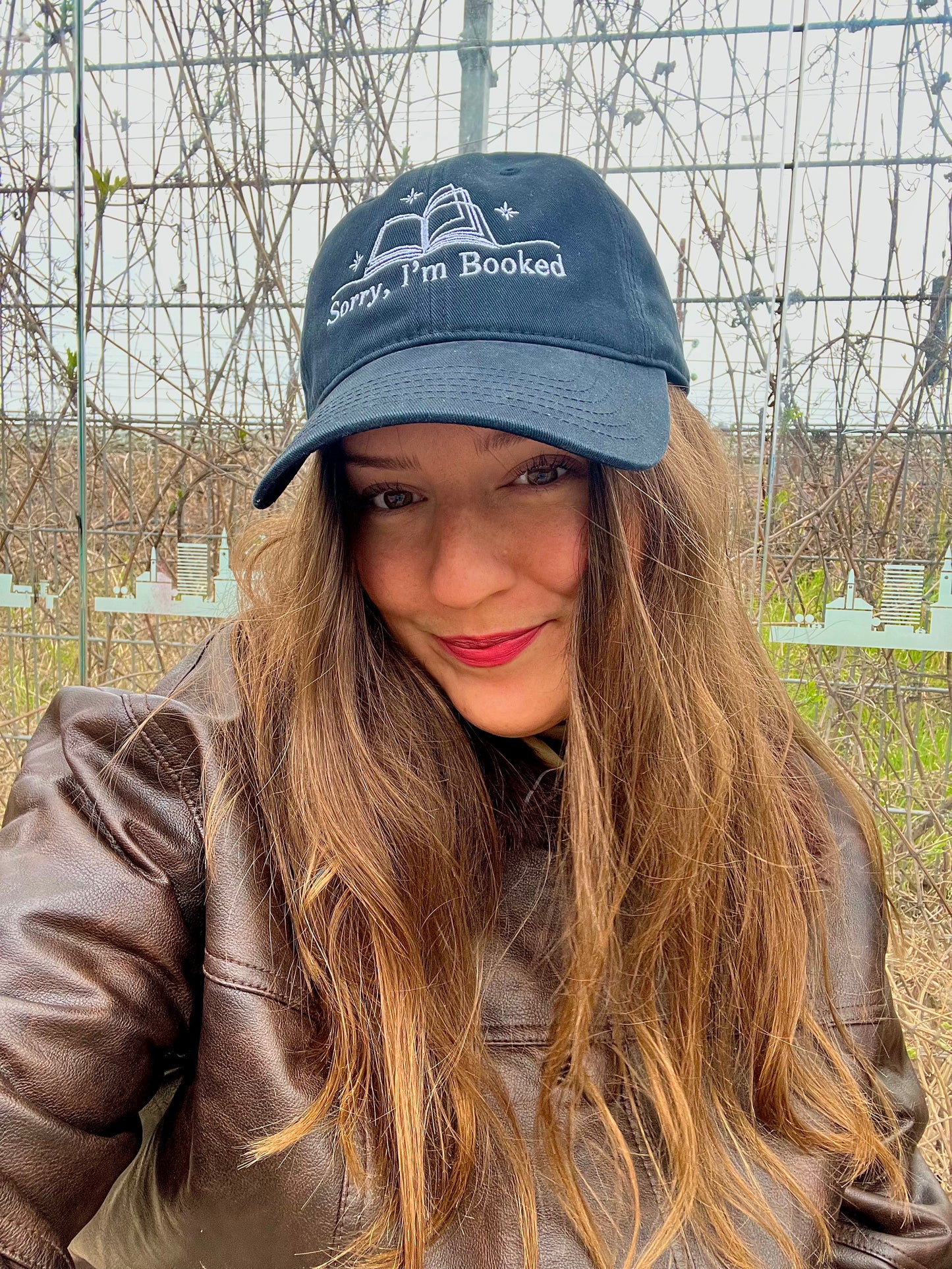 Sorry, I'm Booked – Embroidered Cap