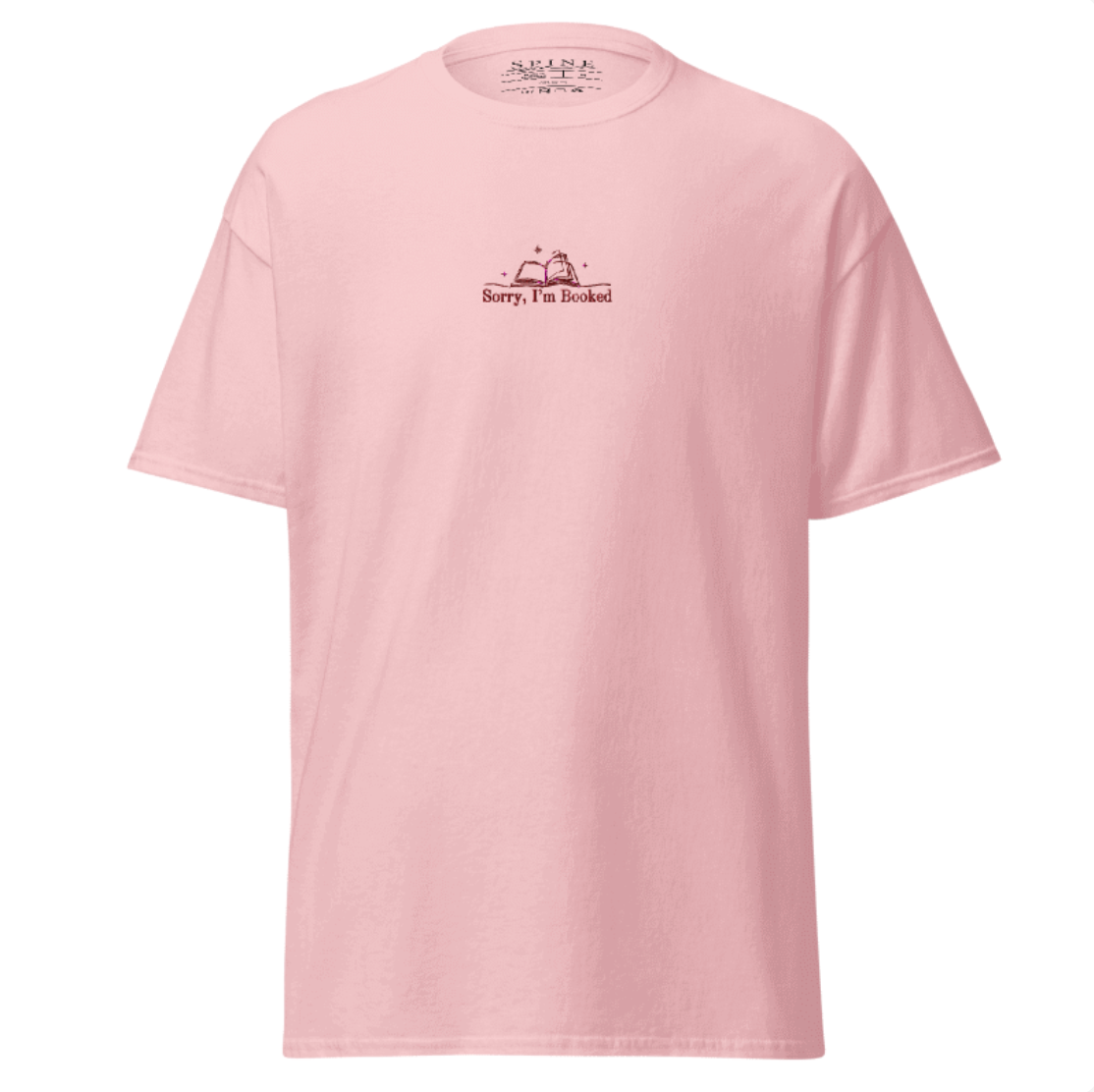 Sorry, I'm Booked – Embroidered Tee