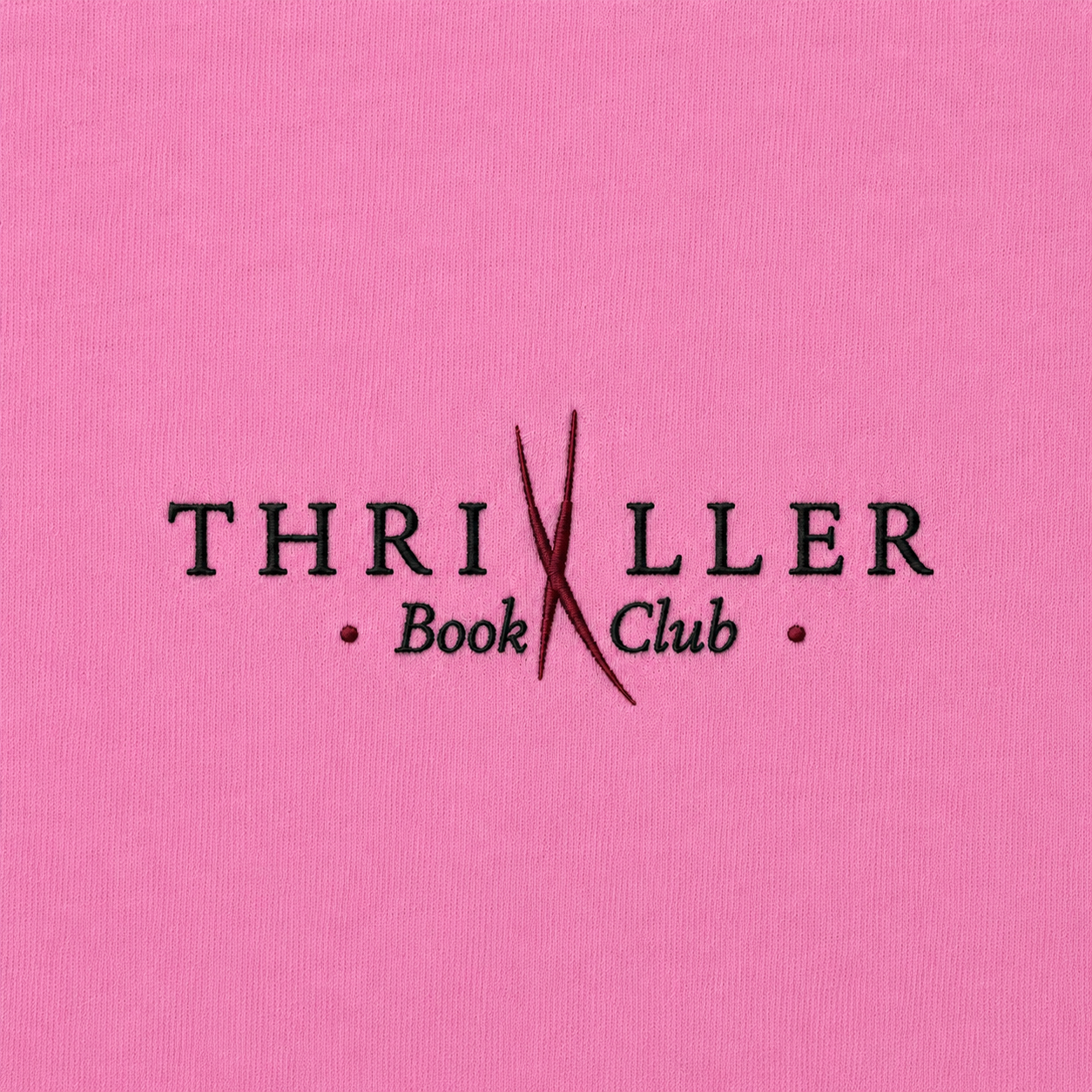 Thriller Book Club - Embroidered Tee
