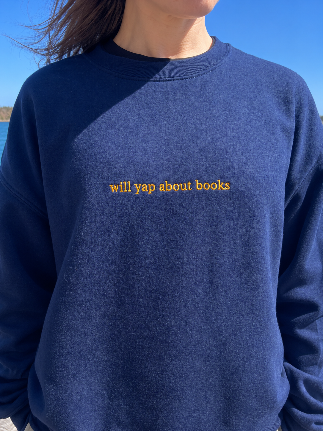 Will Yap About Books – Embroidered Sweatshirt