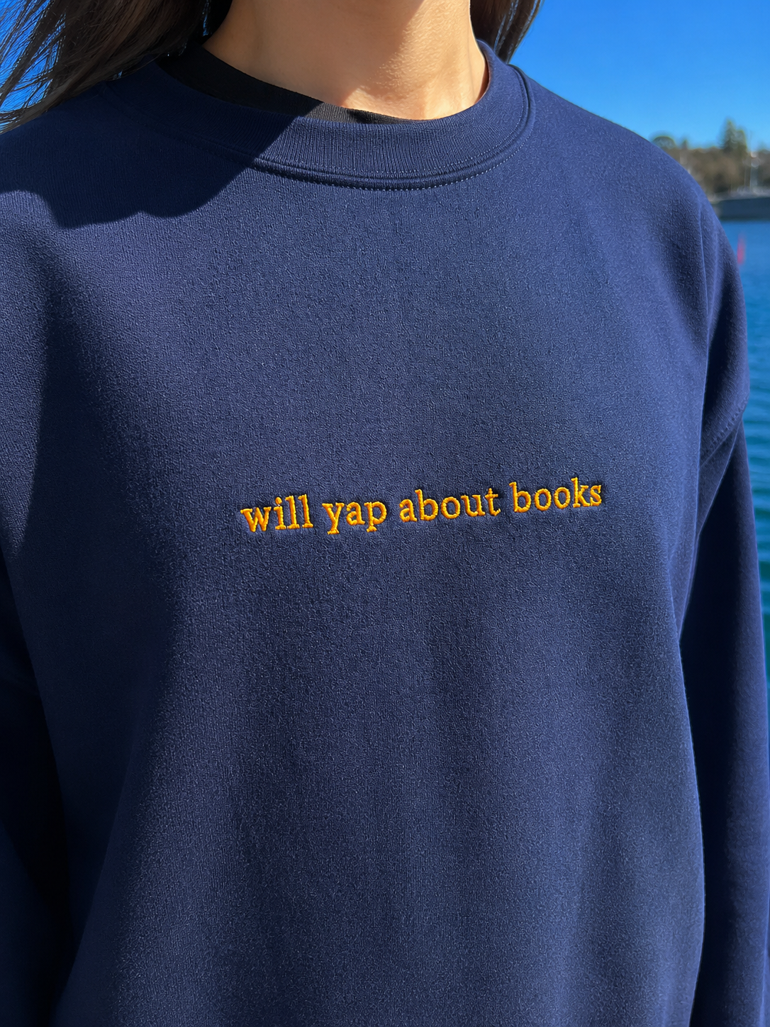 Will Yap About Books – Embroidered Sweatshirt
