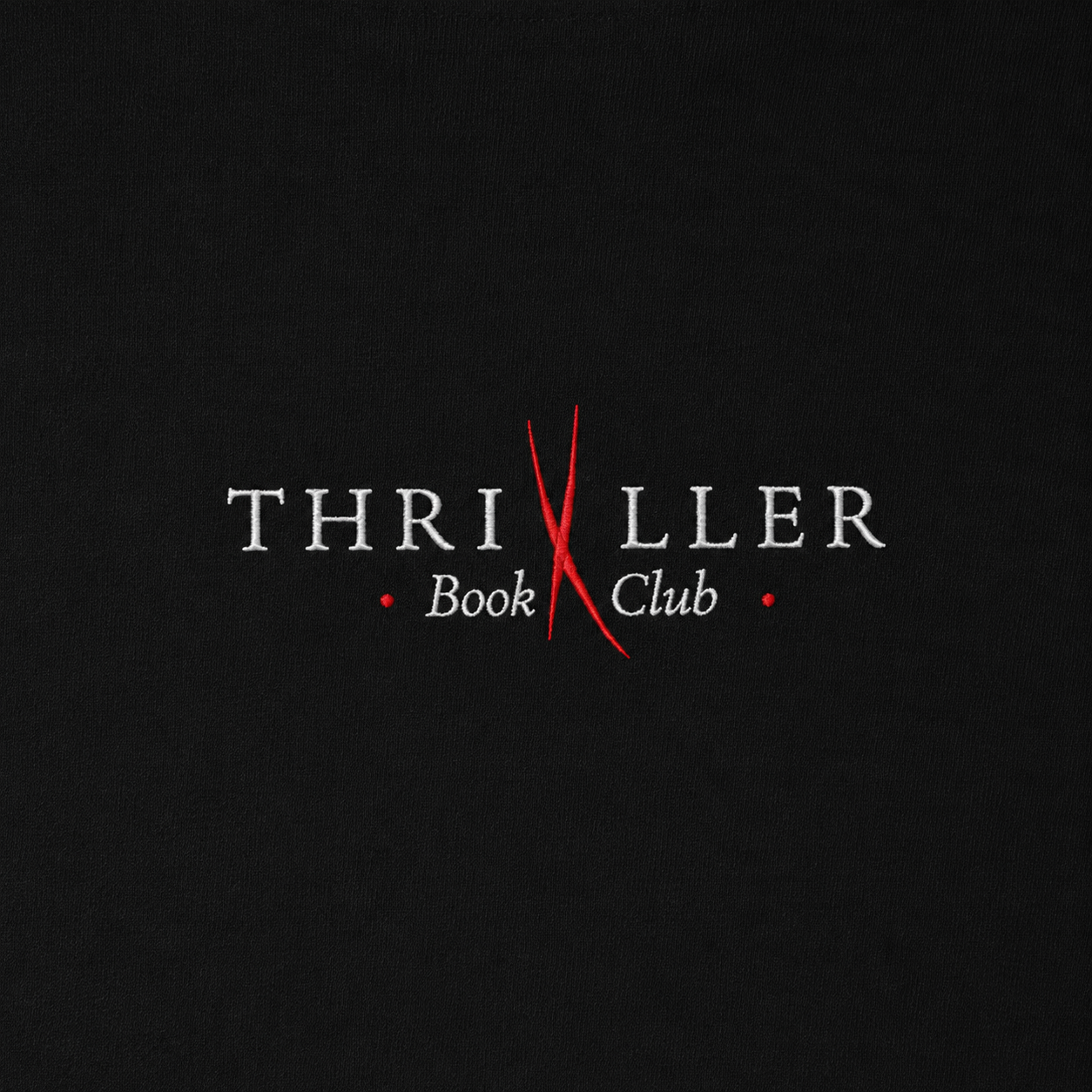 Thriller Book Club - Embroidered Tee