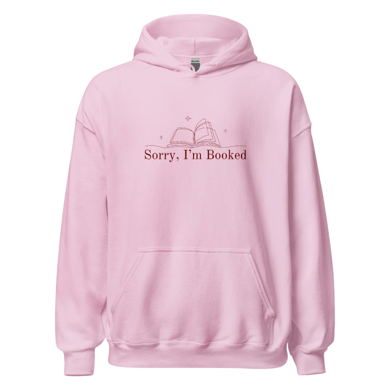 Sorry, I'm Booked – Embroidered Hoodie